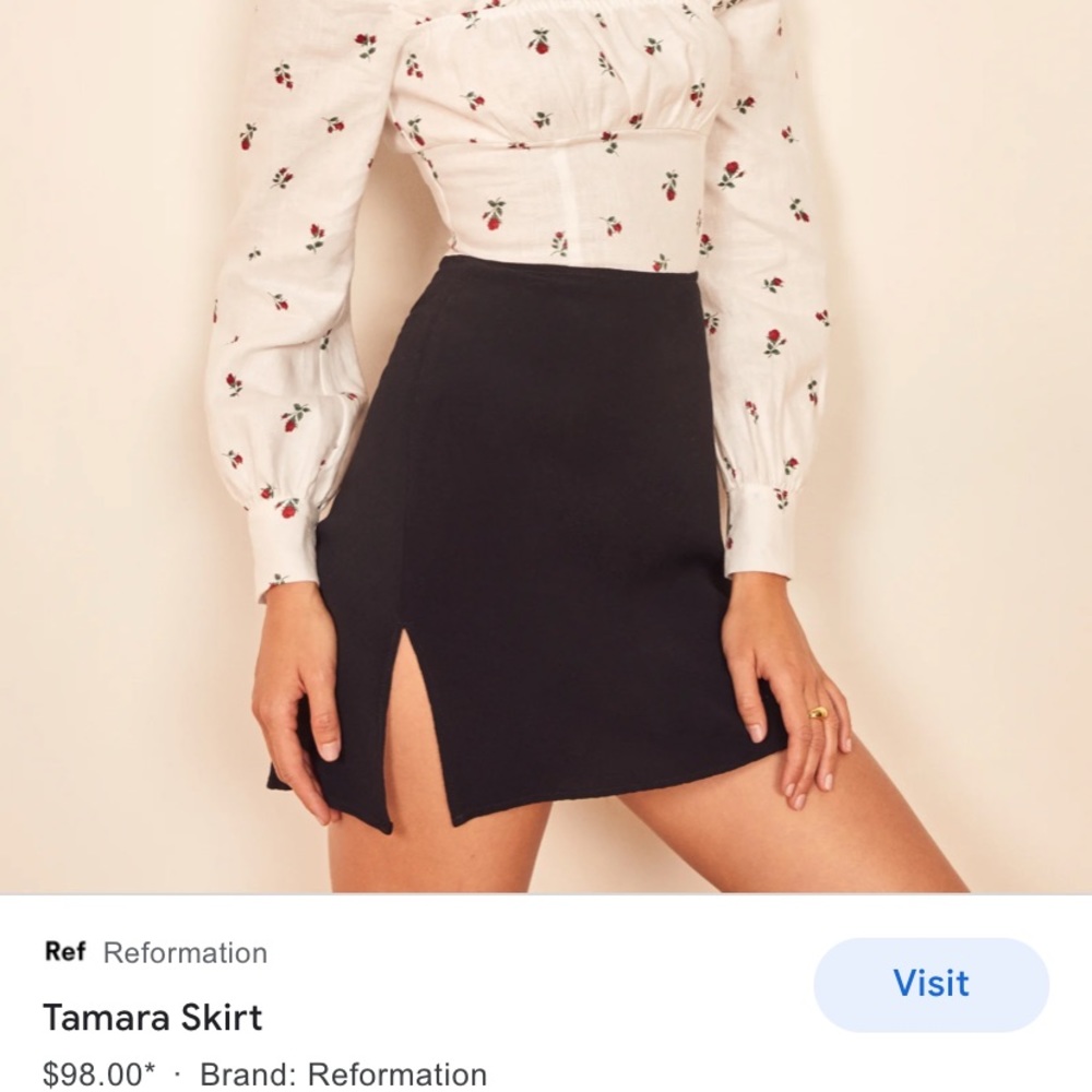 Reformation Tamara Skirt